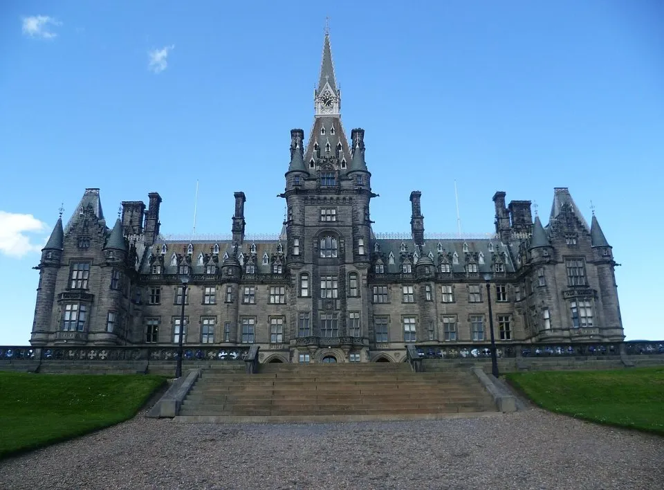 Fettes College, south front — exterior