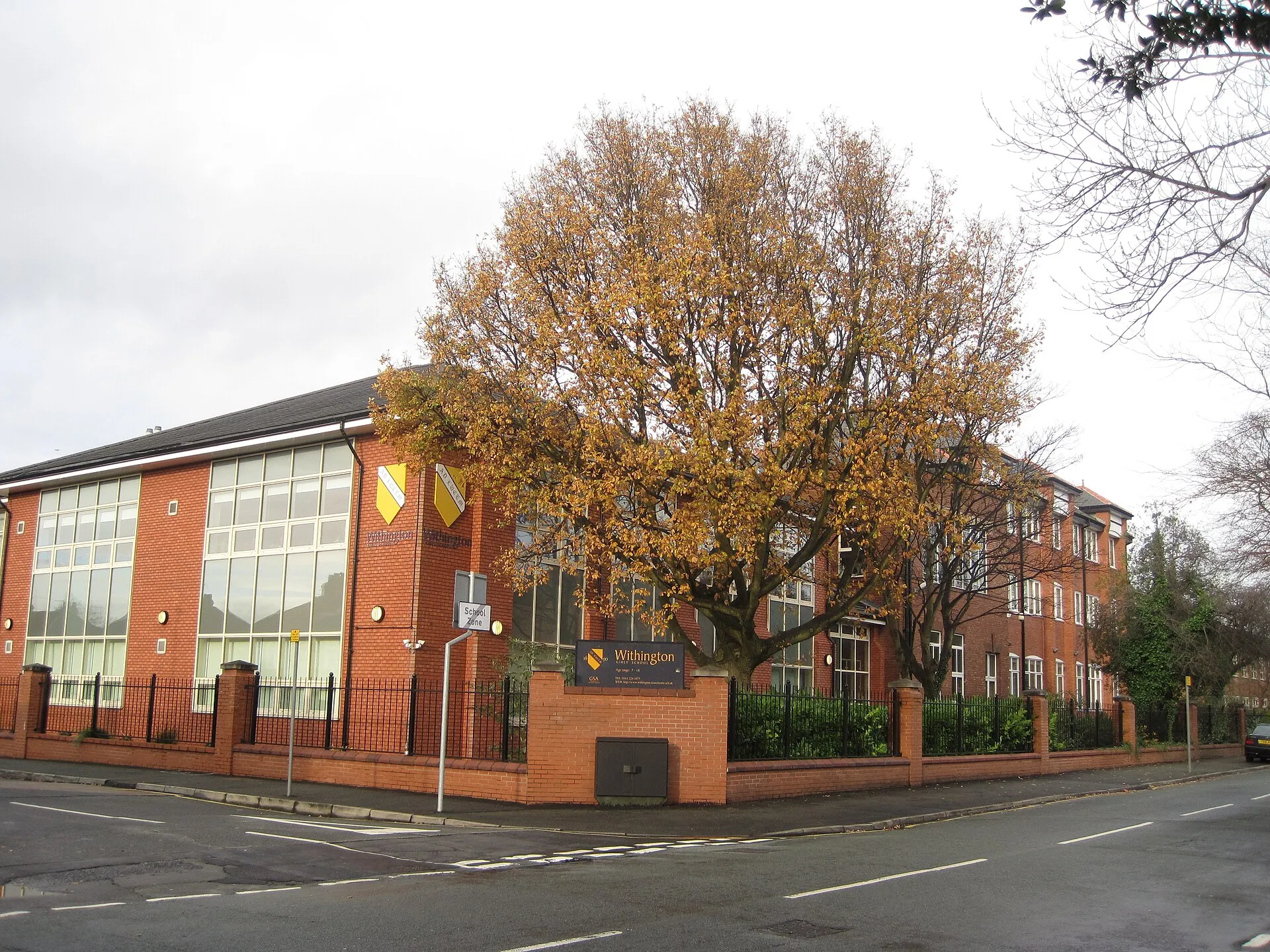 Withington Girls' School — exterior